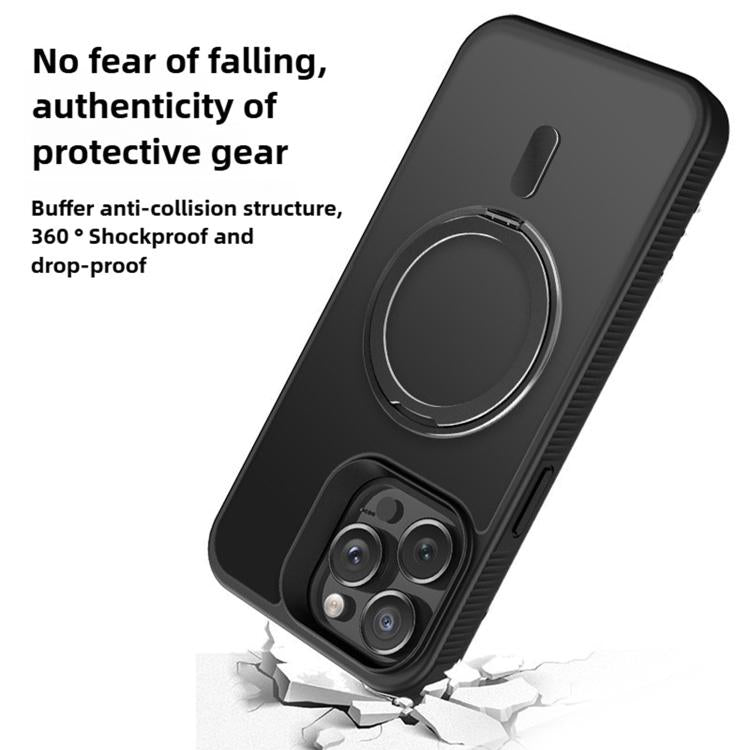 Kalebol Rotating Holder MagSafe PC Hybrid TPU Phone Case