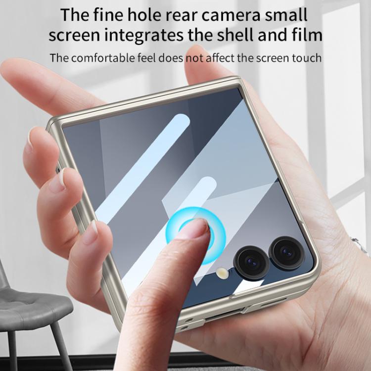 GKK Integrated HD Film Magnetic Full Coverage Flip Phone Case