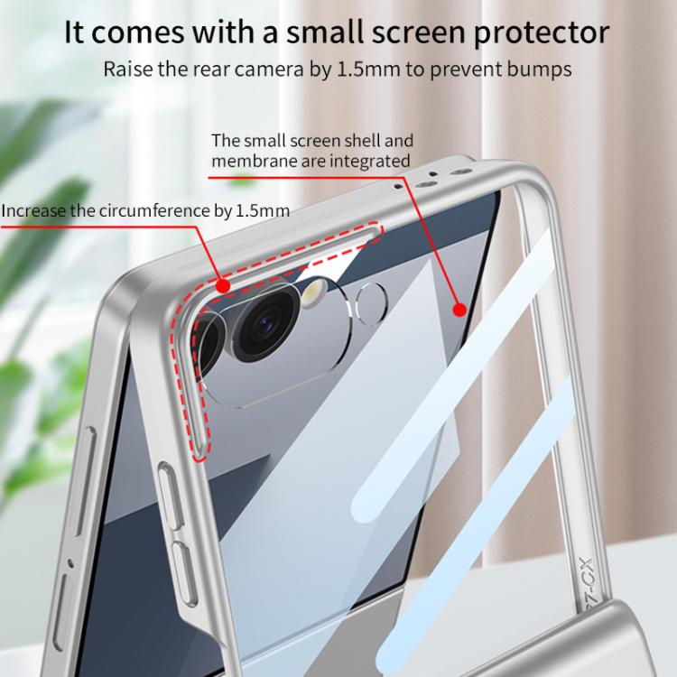 GKK Integrated HD Film Magnetic Full Coverage Flip Phone Case