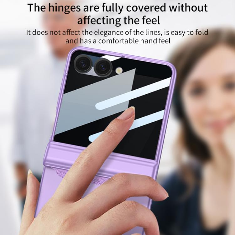 GKK Integrated Privacy Film Magnetic Full Coverage Flip Phone Case