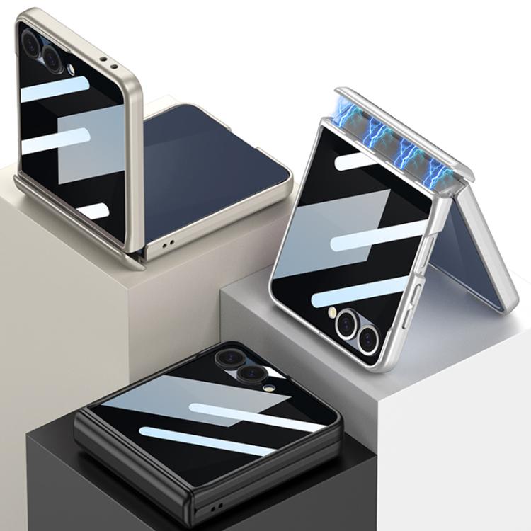 GKK Integrated Privacy Film Magnetic Full Coverage Flip Phone Case