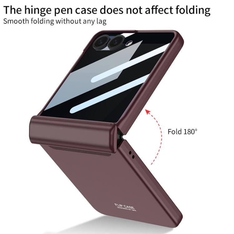 GKK Integrated Privacy Film Magnetic Full Coverage Flip Phone Case