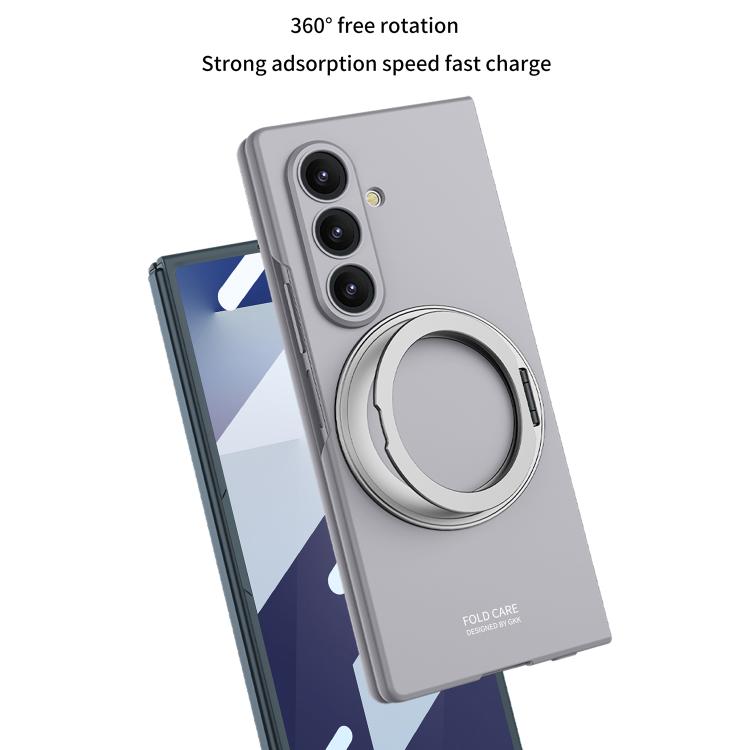 GKK Integrated Ultra-thin Full Cover Magnetic Phone Case with Rotating Bracket