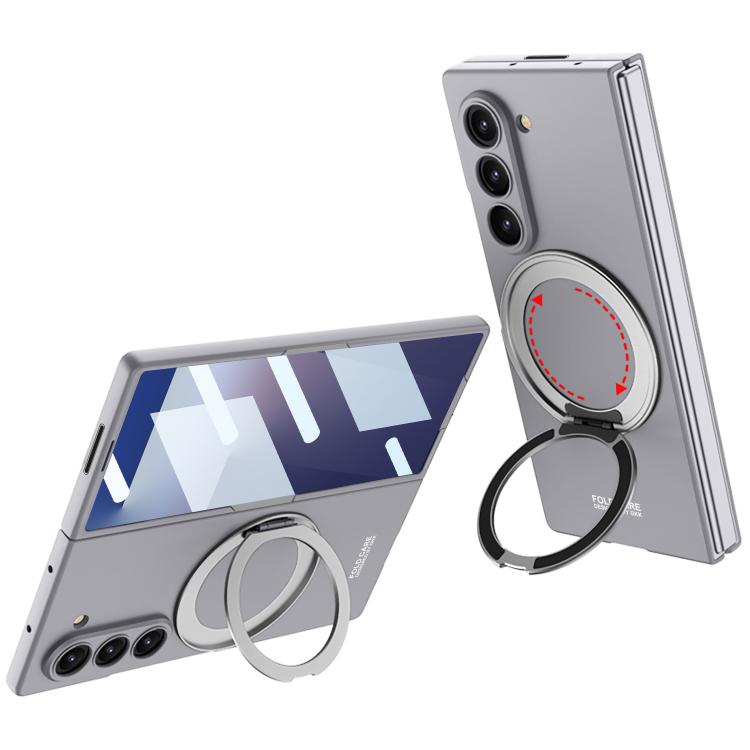 GKK Integrated Ultra-thin Full Cover Magnetic Phone Case with Rotating Bracket