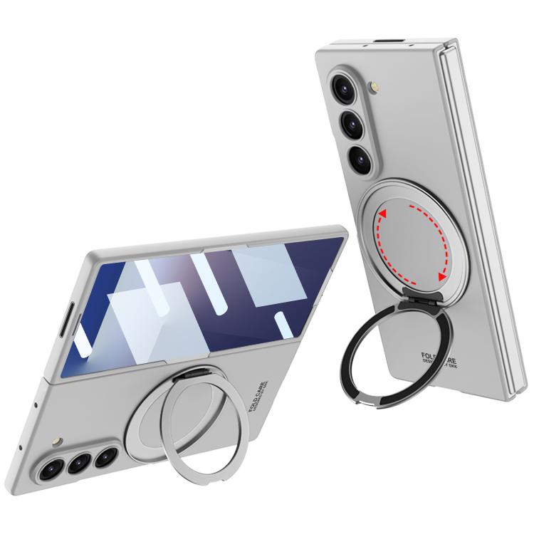 GKK Integrated Ultra-thin Full Cover Magnetic Phone Case with Rotating Bracket