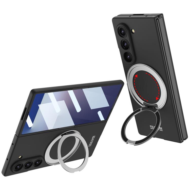 GKK Integrated Ultra-thin Full Cover Magnetic Phone Case with Rotating Bracket