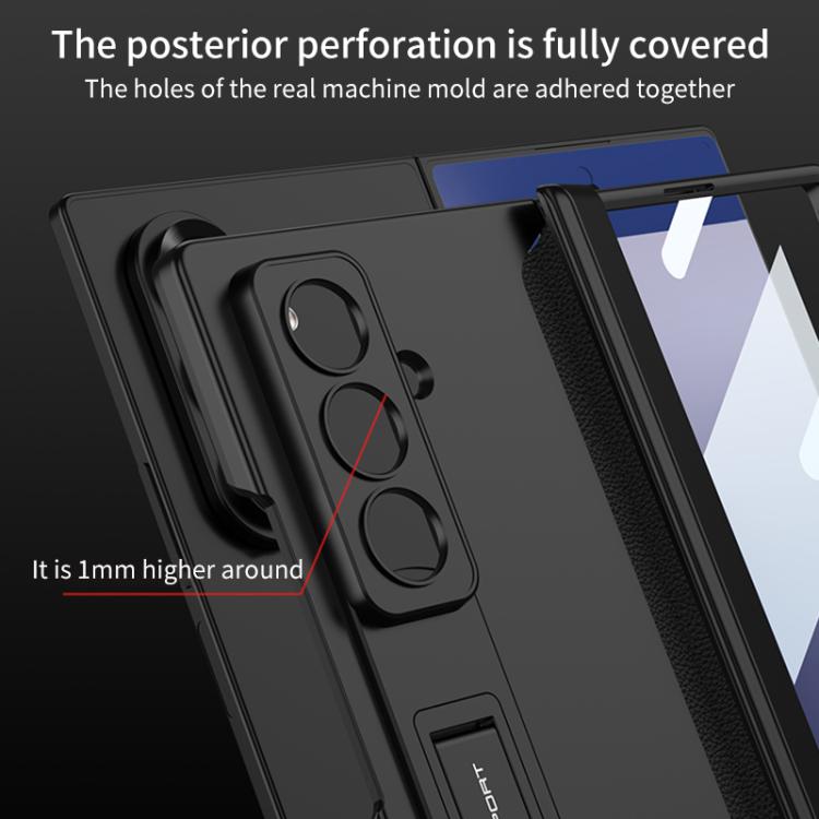 GKK Integrated HD Film Magnetic Folding Full Cover Phone Case