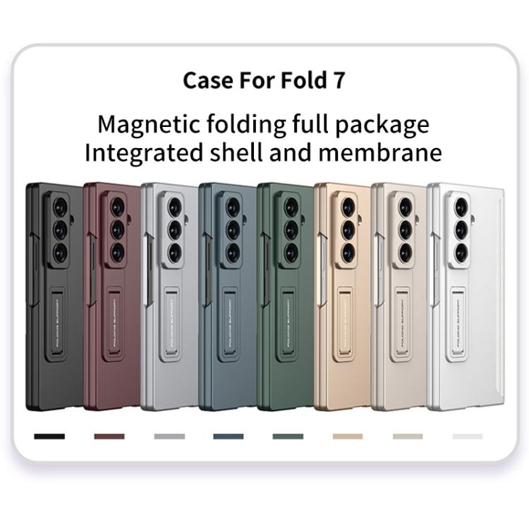 GKK Integrated HD Film Magnetic Folding Full Cover Phone Case
