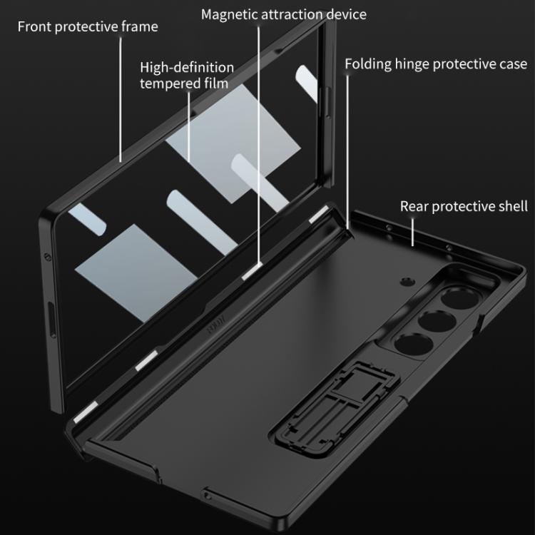GKK Integrated HD Film Magnetic Folding Full Cover Phone Case