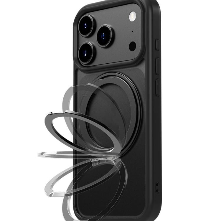 Kalebol Frosted MagSafe Holder Acrylic Hybrid TPU Phone Case, For iPhone 17 Pro Max, For iPhone 17 Pro, For iPhone 17, For iPhone 17 Air