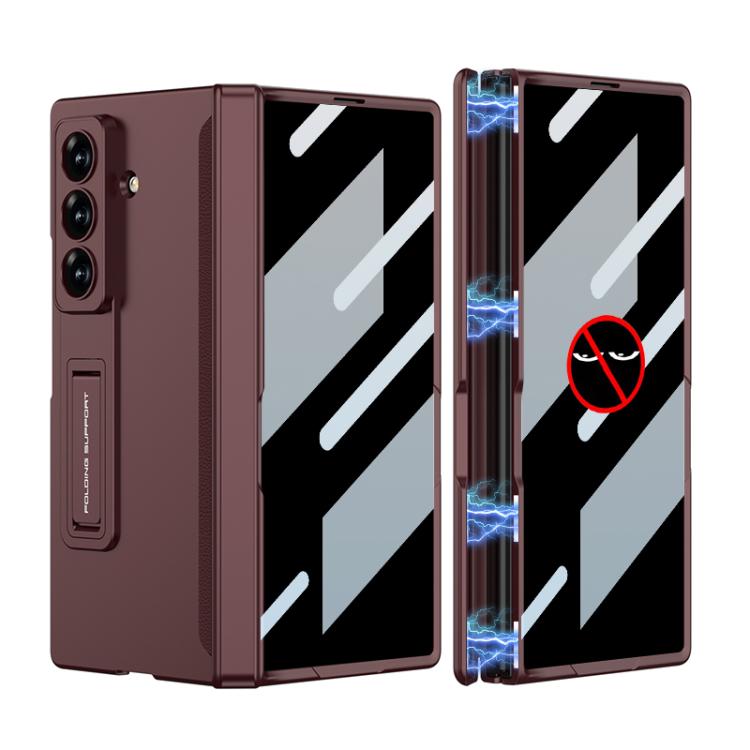 GKK Integrated Privacy Film Magnetic Folding Full Cover Phone Case