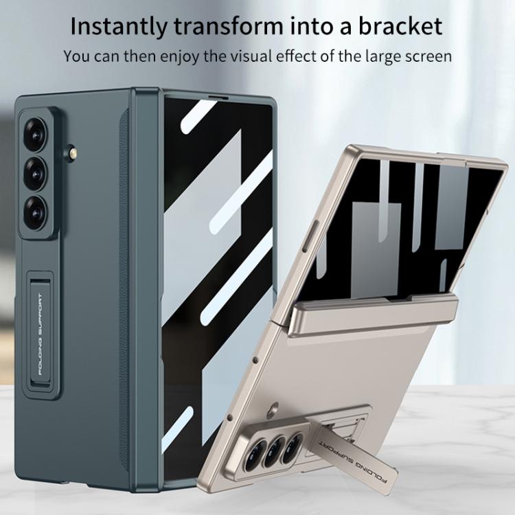 GKK Integrated Privacy Film Magnetic Folding Full Cover Phone Case