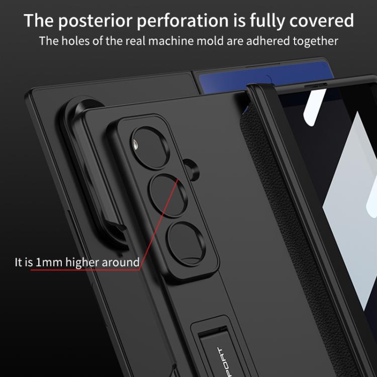GKK Integrated Privacy Film Magnetic Folding Full Cover Phone Case