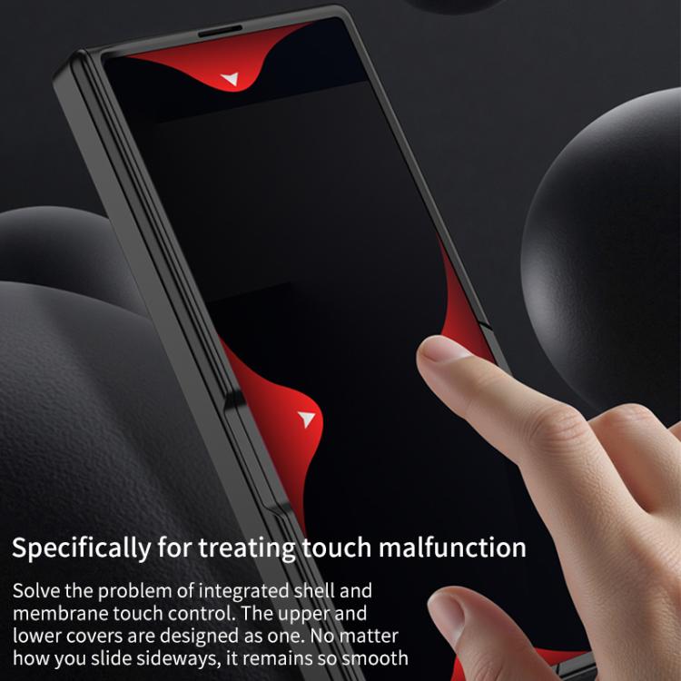 GKK Integrated Privacy Film Magnetic Folding Full Cover Phone Case