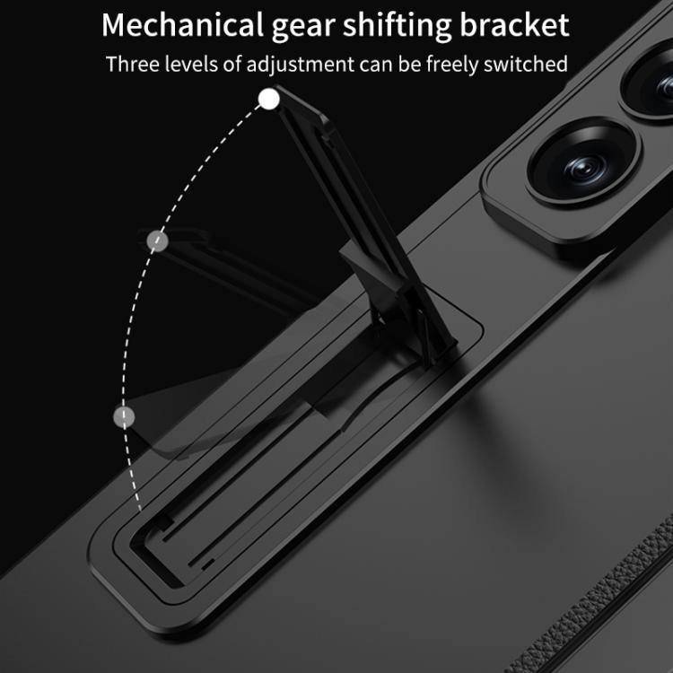GKK Integrated Privacy Film Magnetic Folding Full Cover Phone Case