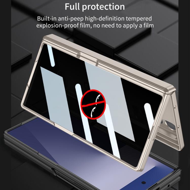GKK Integrated Privacy Film Magnetic Folding Full Cover Phone Case