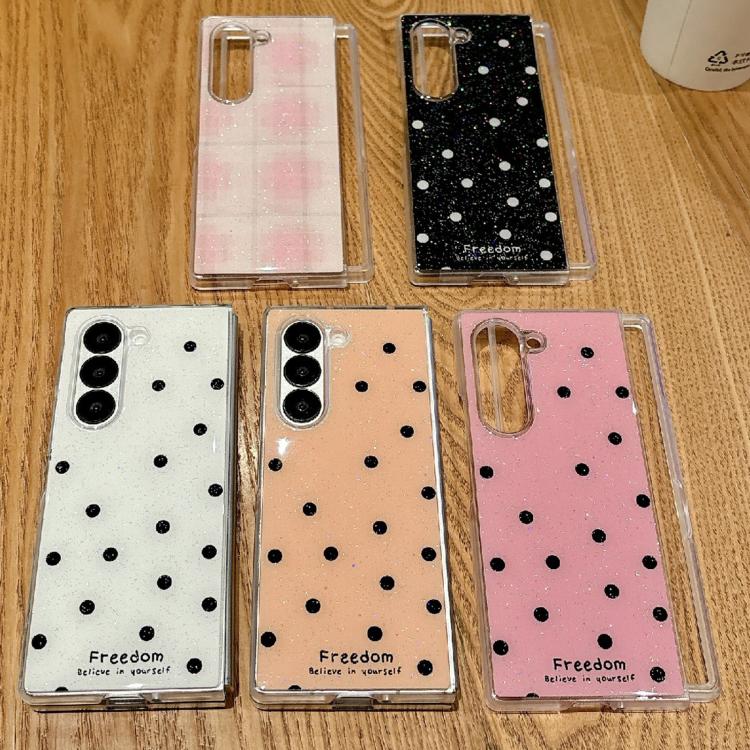 Glitter Powder Dots Pattern Phone Case