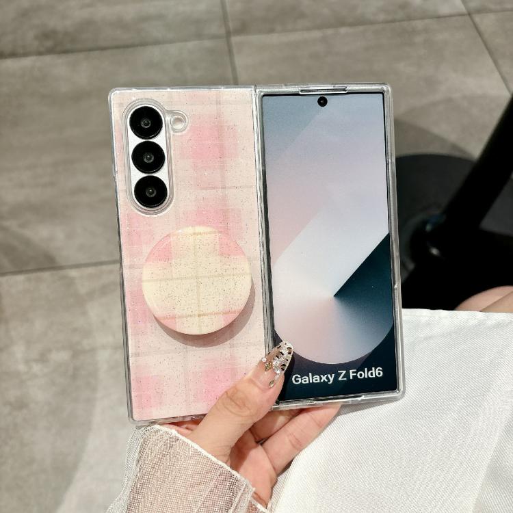Glitter Powder Dots Pattern Phone Case with Holder