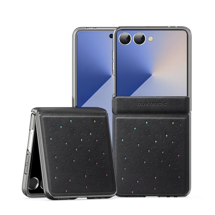 DUX DUCIS STEX Series Star Pattern Leather Folding Phone Case