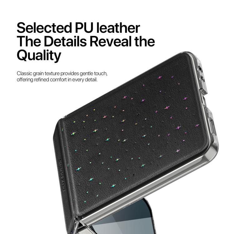 DUX DUCIS STEX Series Star Pattern Leather Folding Phone Case