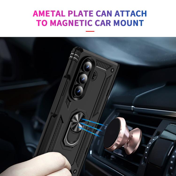 Shockproof TPU + PC Phone Case with Holder
