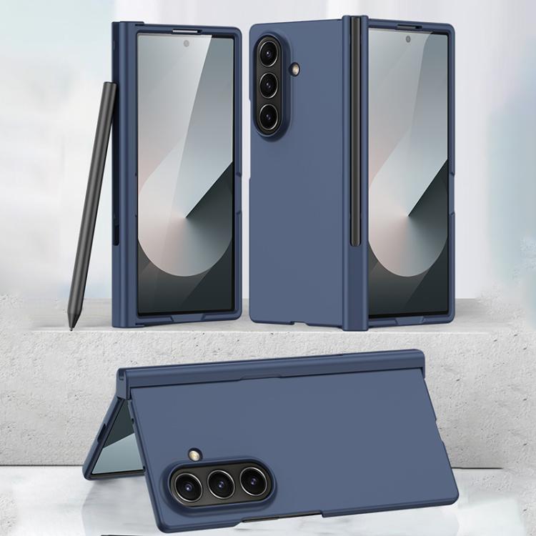 Integrated Pen Slot Hinge Folding Phone Case, No Stylus