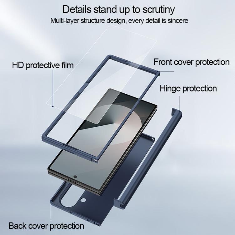 Integrated Pen Slot Hinge Folding Phone Case, No Stylus