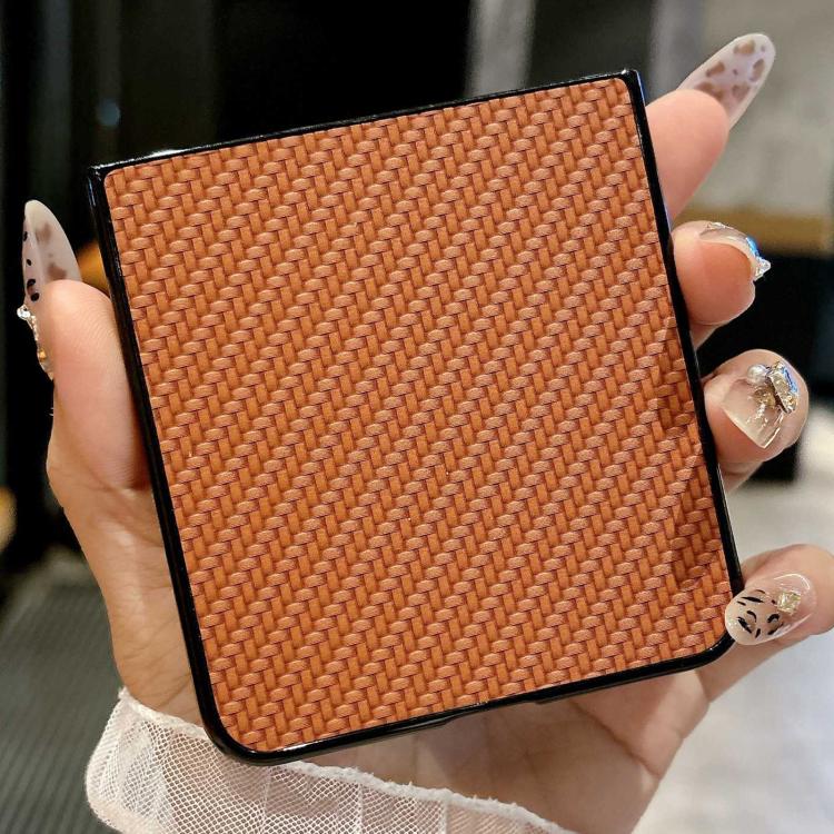 Weave Texture PU Hybrid PC Phone Case