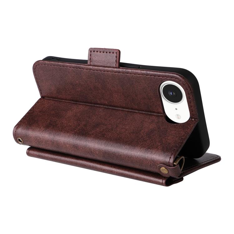 Multi-card Slots Crossbody Cowhide Leather Phone Case