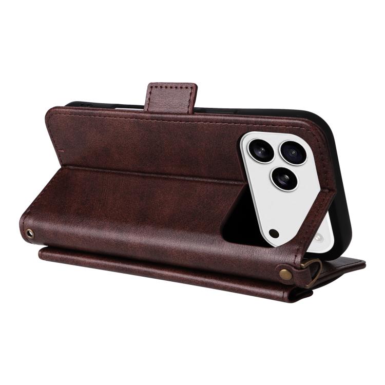Multi-card Slots Crossbody Cowhide Leather Phone Case