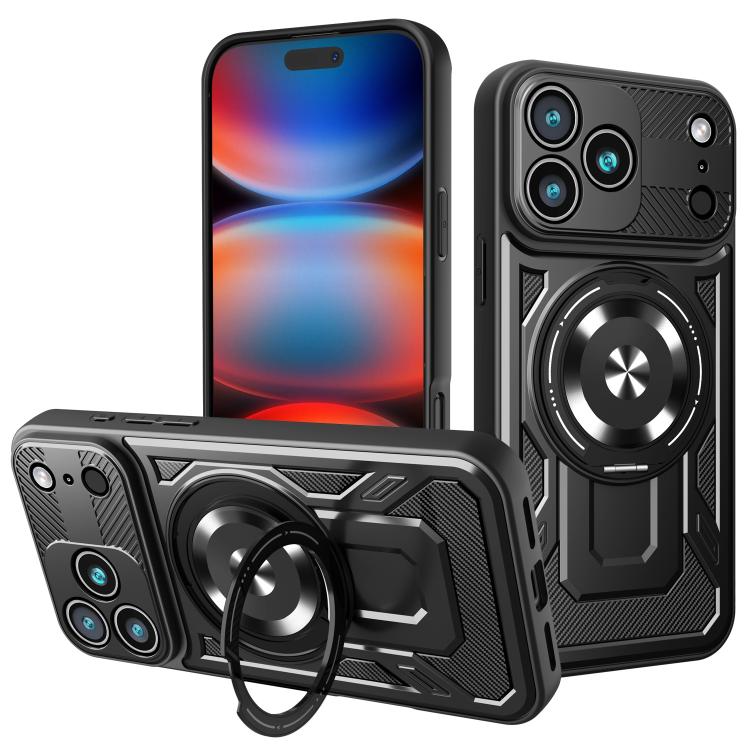 Armor Rotating Holder MagSafe Phone Case, For iPhone 17 Pro Max, For iPhone 17 Pro, For iPhone 17, For iPhone 17 Air