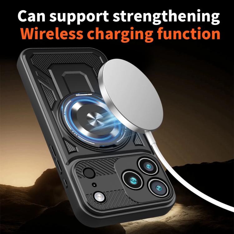 Armor Rotating Holder MagSafe Phone Case, For iPhone 17 Pro Max, For iPhone 17 Pro, For iPhone 17, For iPhone 17 Air
