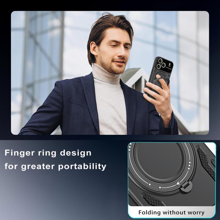Large Window MagSafe Holder Phone Case, For iPhone 17 Pro Max, For iPhone 17 Pro, For iPhone 17, For iPhone 17 Air