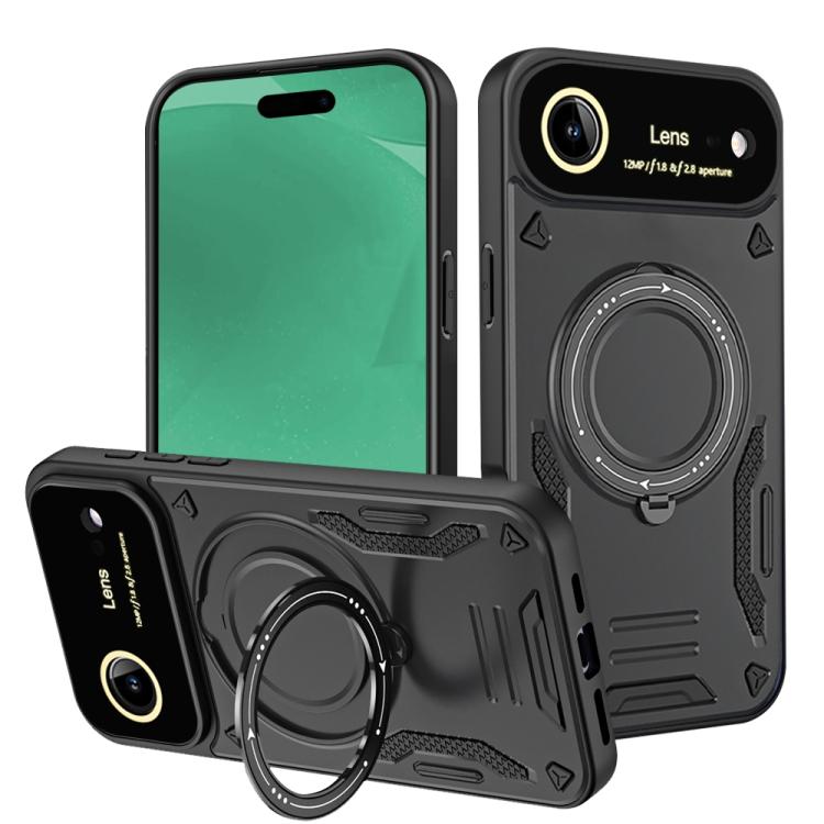 Large Window MagSafe Holder Phone Case, For iPhone 17 Pro Max, For iPhone 17 Pro, For iPhone 17, For iPhone 17 Air