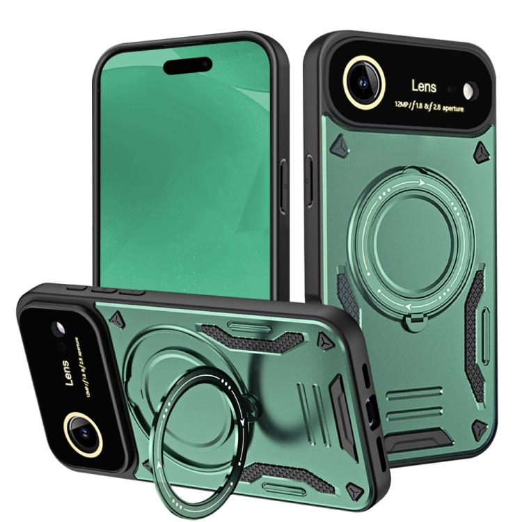 Large Window MagSafe Holder Phone Case, For iPhone 17 Pro Max, For iPhone 17 Pro, For iPhone 17, For iPhone 17 Air