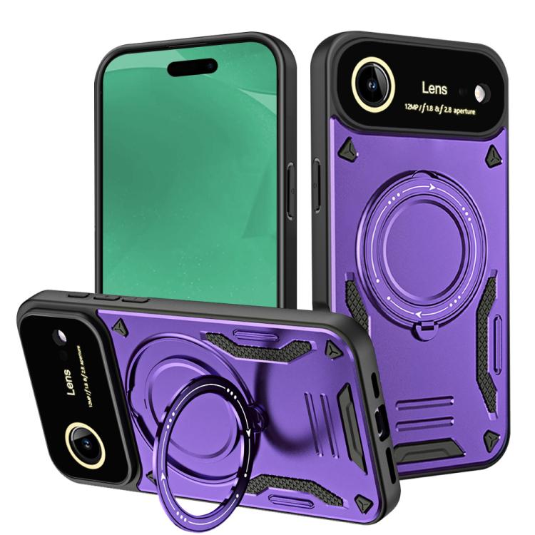 Large Window MagSafe Holder Phone Case, For iPhone 17 Pro Max, For iPhone 17 Pro, For iPhone 17, For iPhone 17 Air