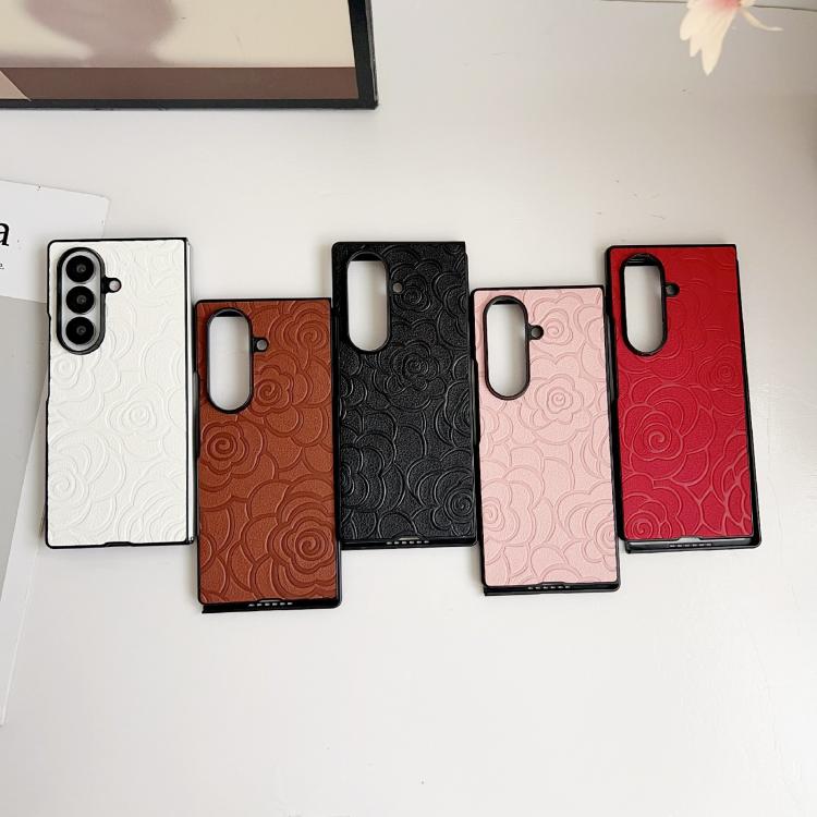 Impression Camellia Pattern Protective Phone Case