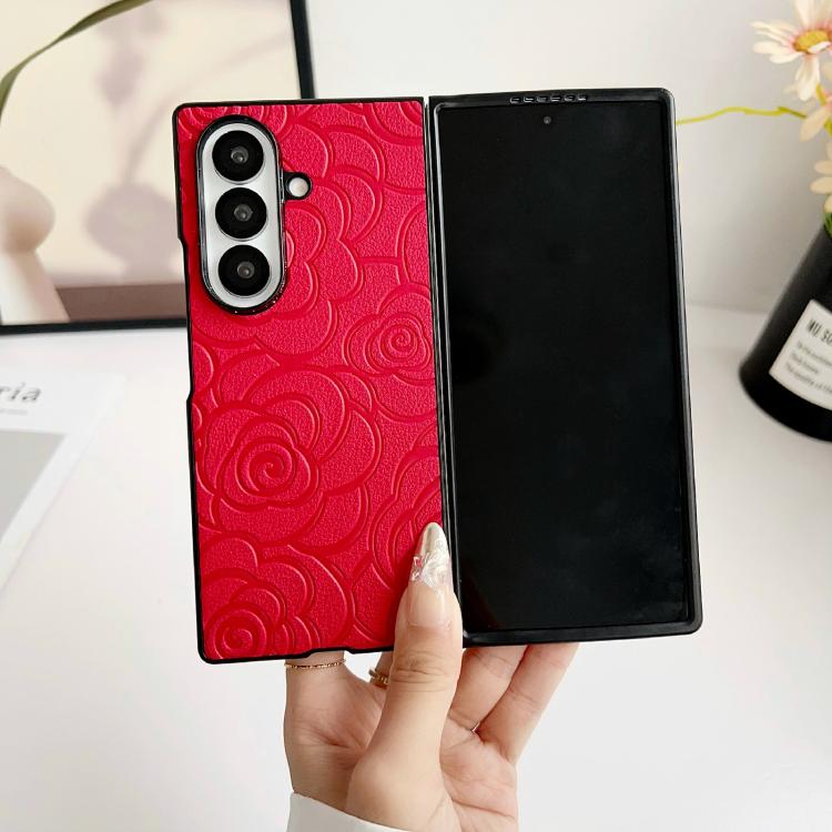 Impression Camellia Pattern Protective Phone Case