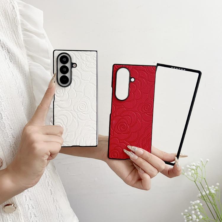 Impression Camellia Pattern Protective Phone Case