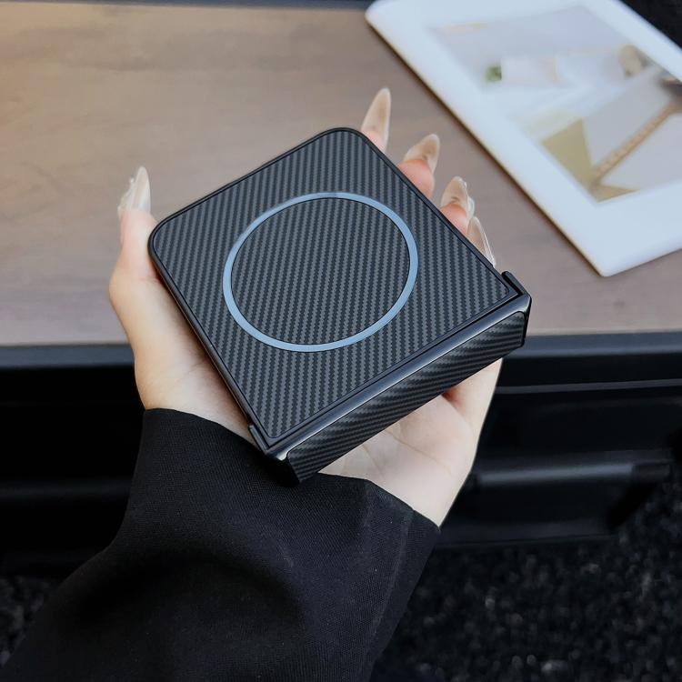 Three Parts Carbon Fiber Texture MagSafe Phone Case