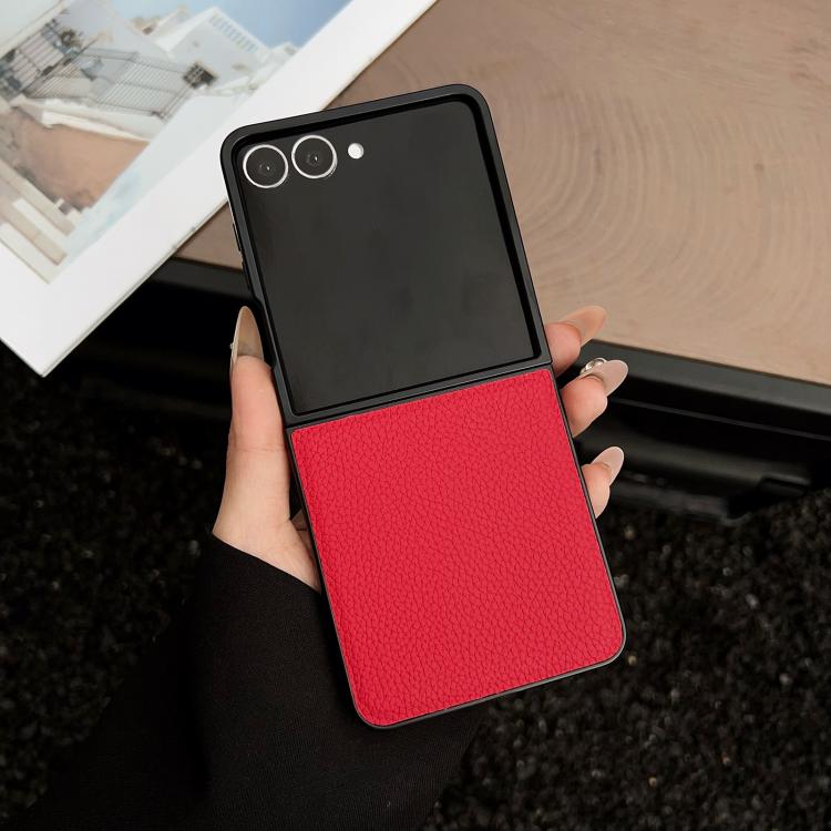 Litchi Texture Folding Back Cover Phone Case