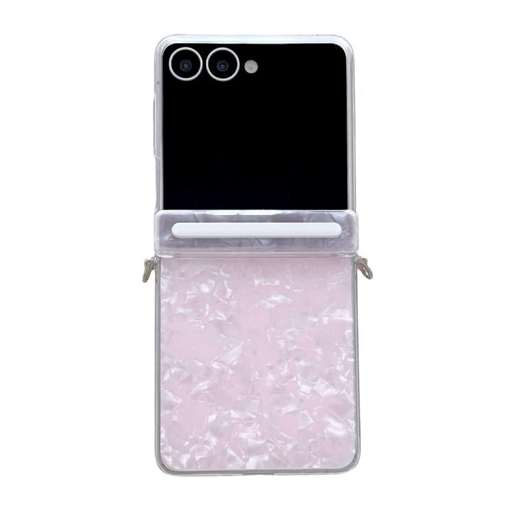 Side Buckle Axis Pearlescent Shell Texture Phone Case