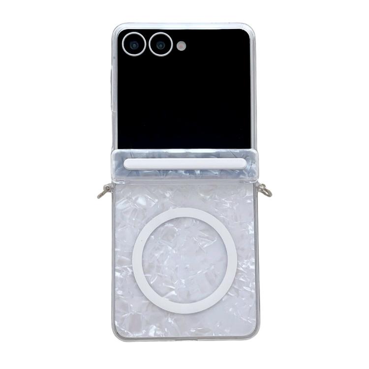 Side Buckle Axis Pearlescent Shell Texture MagSafe Phone Case