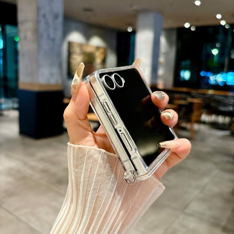 Side Buckle Axis Pearlescent Shell Texture MagSafe Phone Case