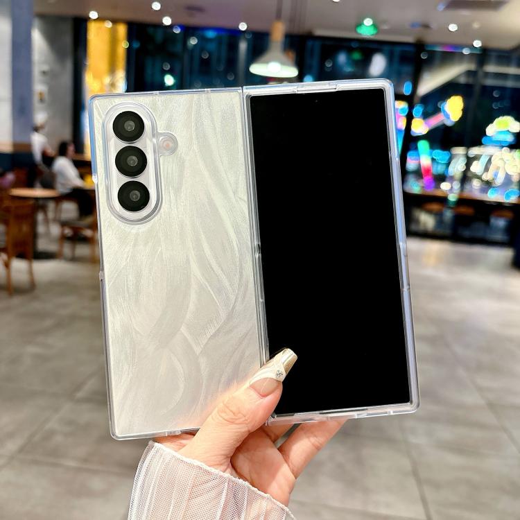 Transparent Edge PC Folding Phone Case