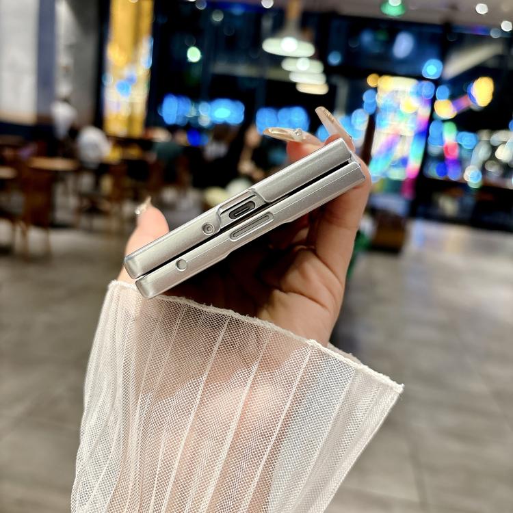 Transparent Edge PC Folding Phone Case