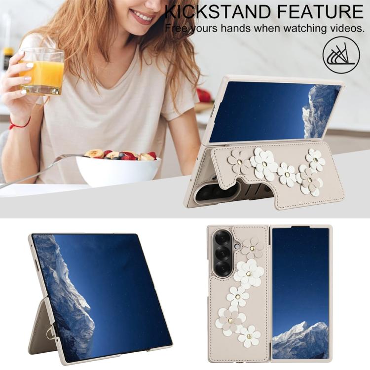 Crossbody Flower Pattern Leather Phone Case
