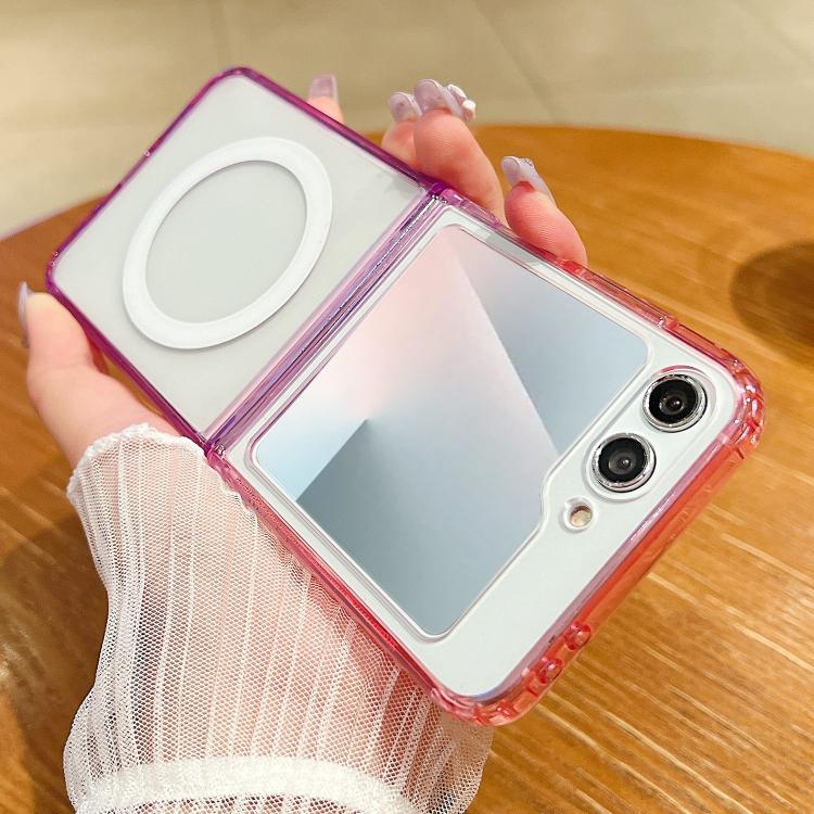 Contrast Color Gradient Transparent MagSafe Phone Case
