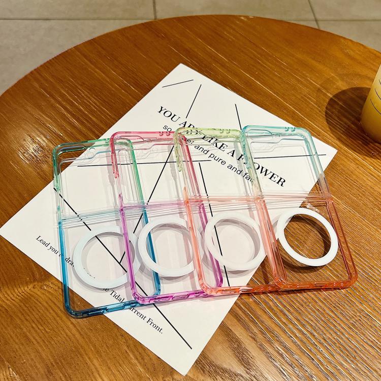 Contrast Color Gradient Transparent MagSafe Phone Case