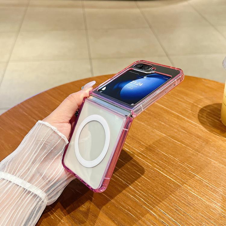 Contrast Color Gradient Transparent MagSafe Phone Case